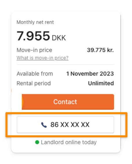 See landlords phone number on ad in contact box.png