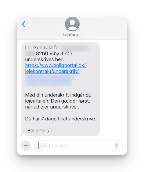 Eksempel på en SMS fra BoligPortal til den boligsøgende .png
