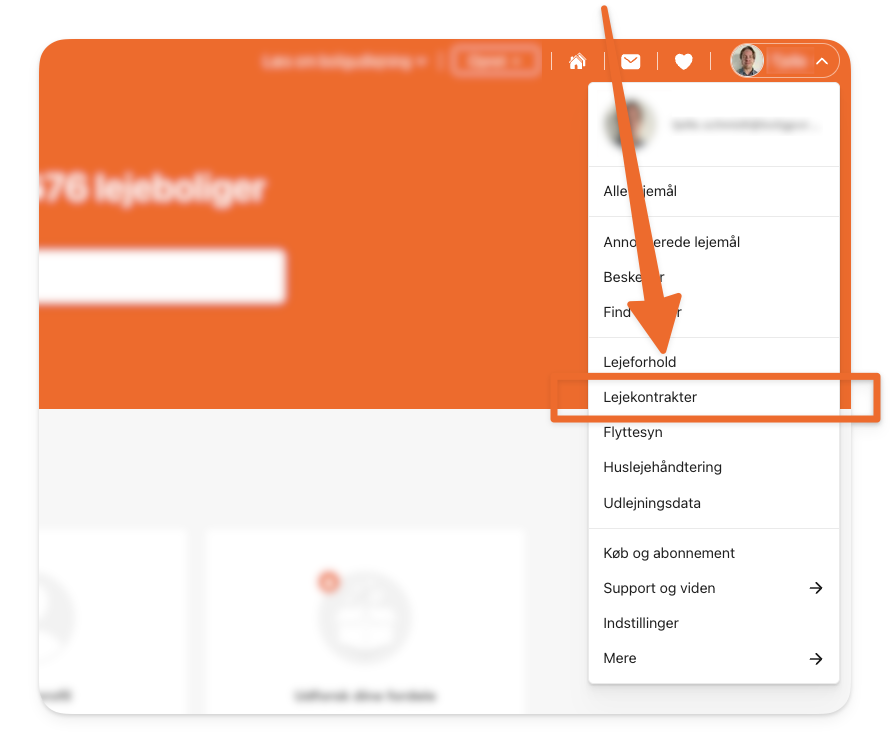Gå til fanen Lejekontrakter på din profil.png