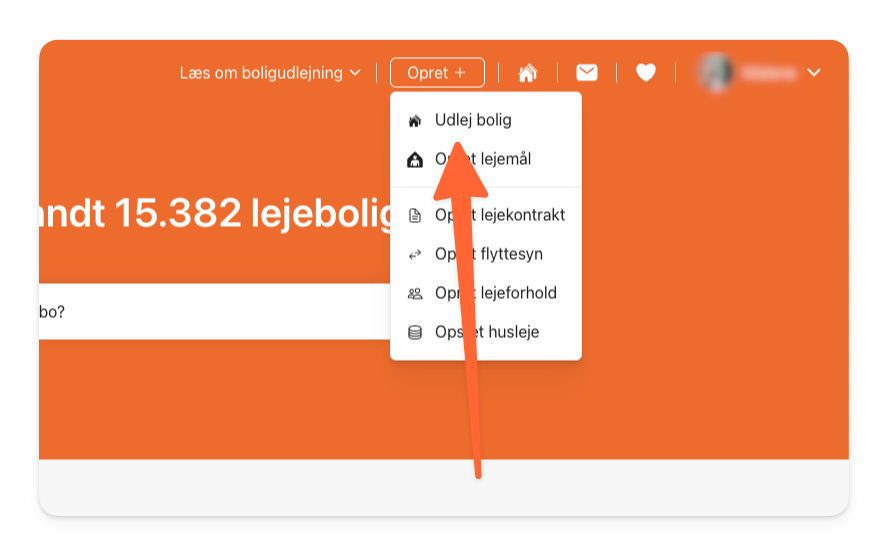 Klik på opret bolig for at oprette en annonce.png