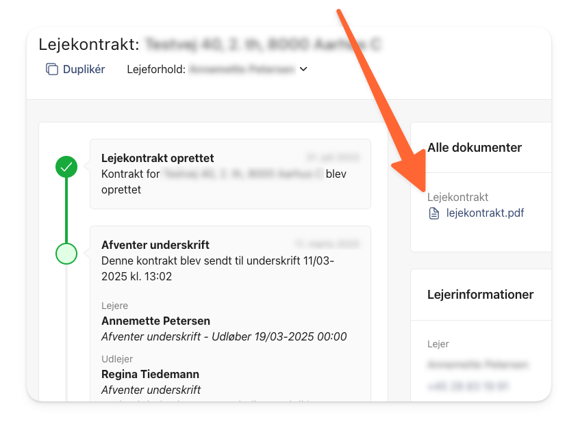 Hent din lejekontrakt under Alle dokumenter.png