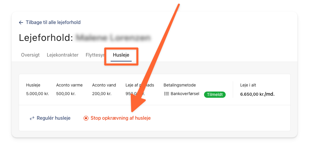 Klik på Stop opkrævning af husleje .png