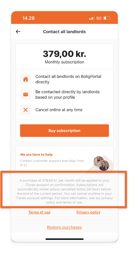 Subscription when buying on BoligPortal App.png