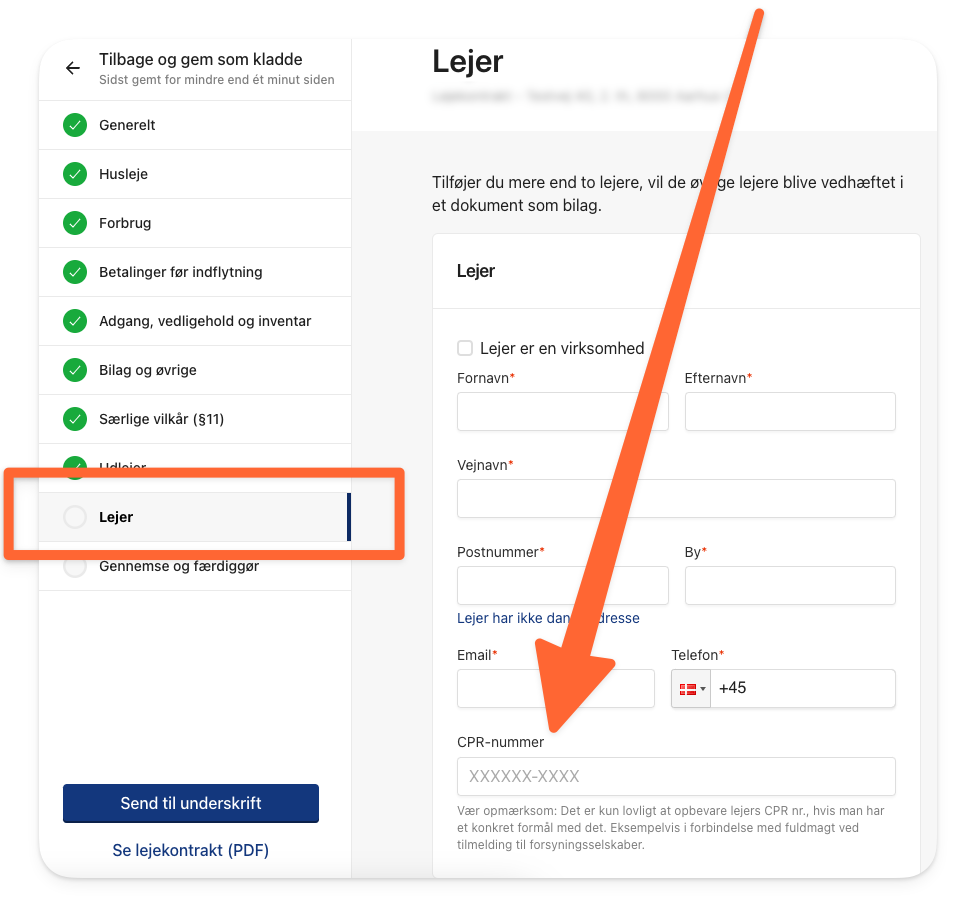 Feltet CPR-nummer under Lejer i lejekontraktsbyggeren.png