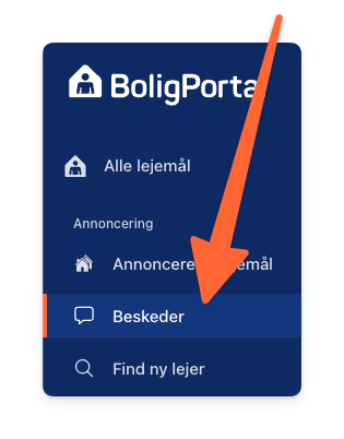Gå til Beskeder på din profil.png