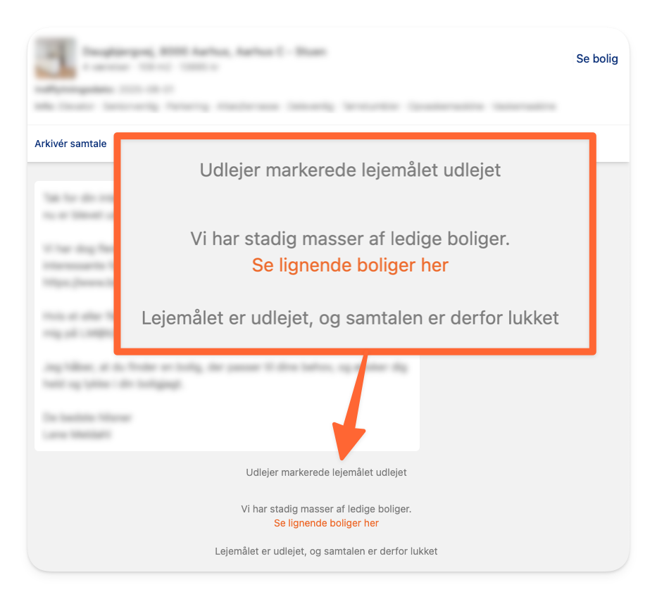 You will receive automatic notification when the rental is taken