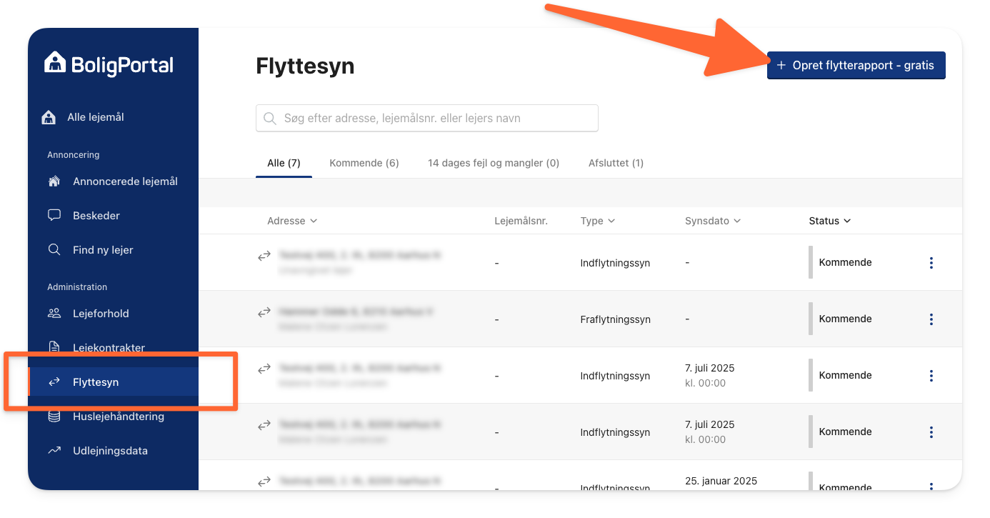 Go to the 'Inspection' tab on your profile to create an inspection.png