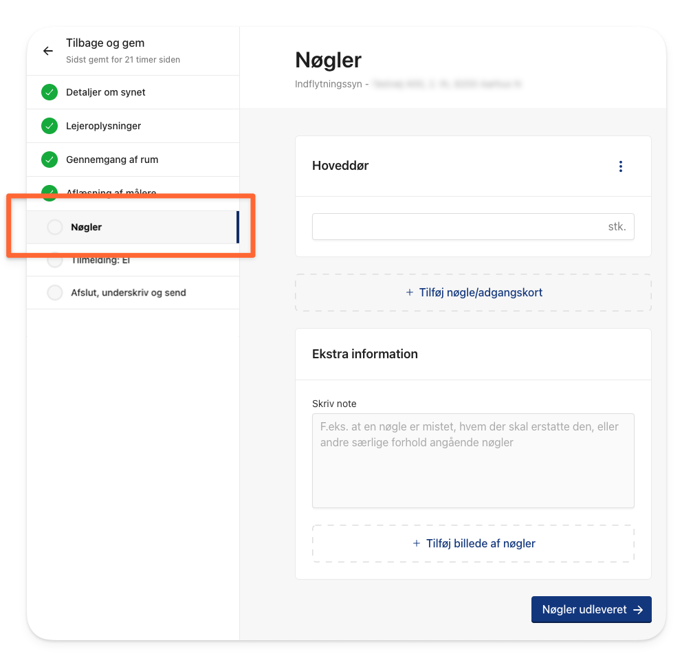 Fill in the 'Keys' tab in the inspection.png