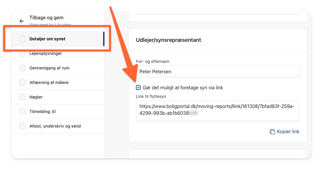 Sæt kryds i Gør det muligt at udfylde syn via link.png