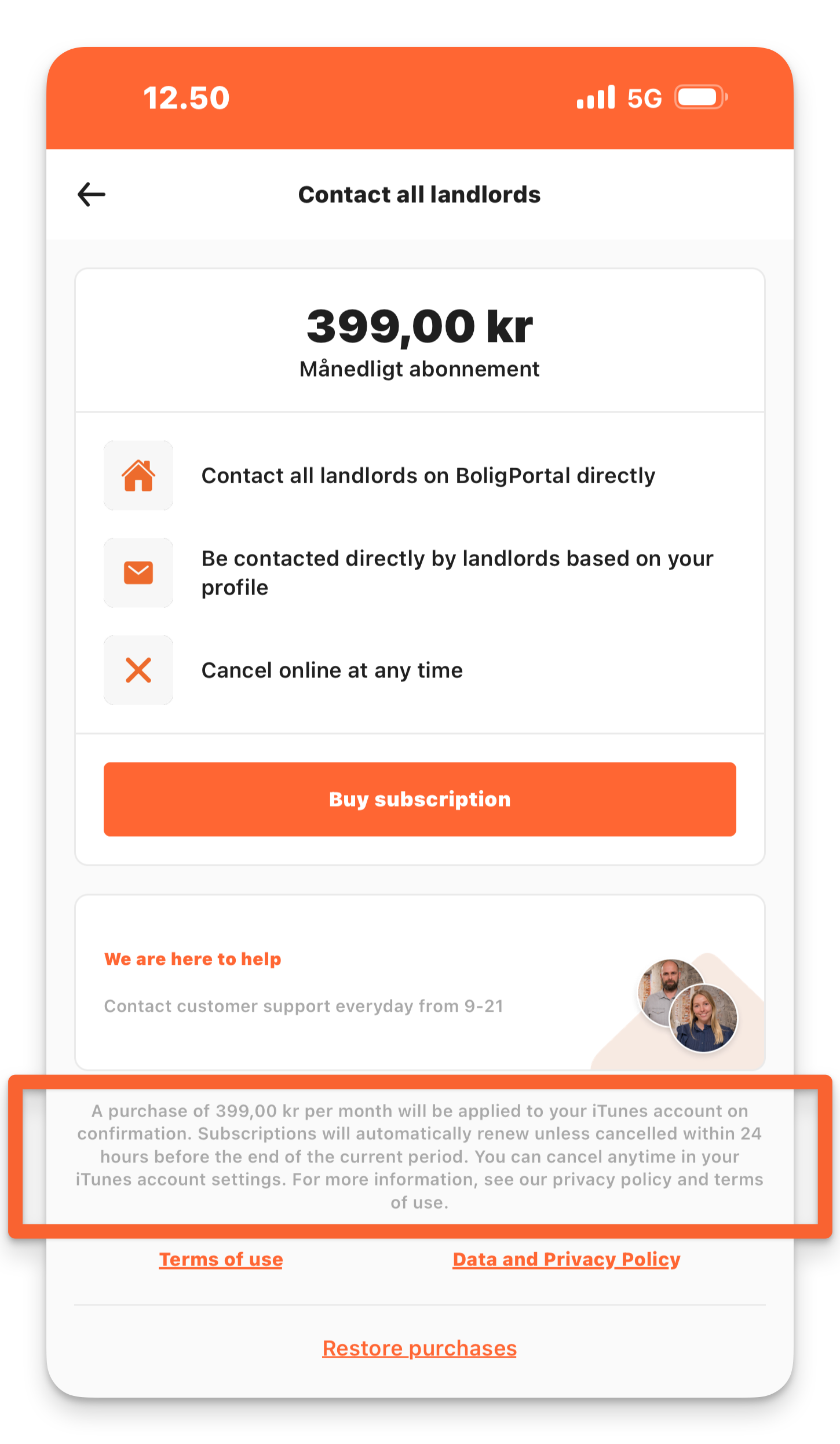 Terms when purchasing subscription in-app - 399 kr.png
